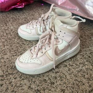 Nike Women's Light Pink High-Top Sneakers